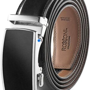 Classic Precision: Men's Genuine Leather Ratchet Belt